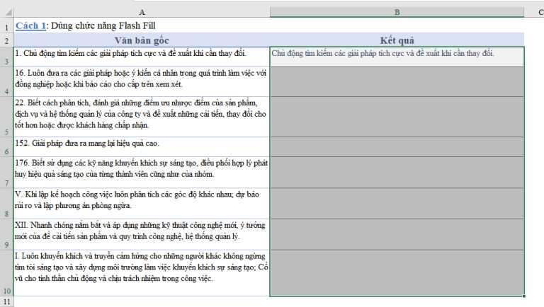 2 cách xóa ký tự số ở đầu đoạn văn bản trong Excel cực nhanh