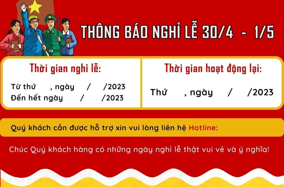 file thiết kế banner nghỉ lễ Giải Phóng Miền Nam 30/04