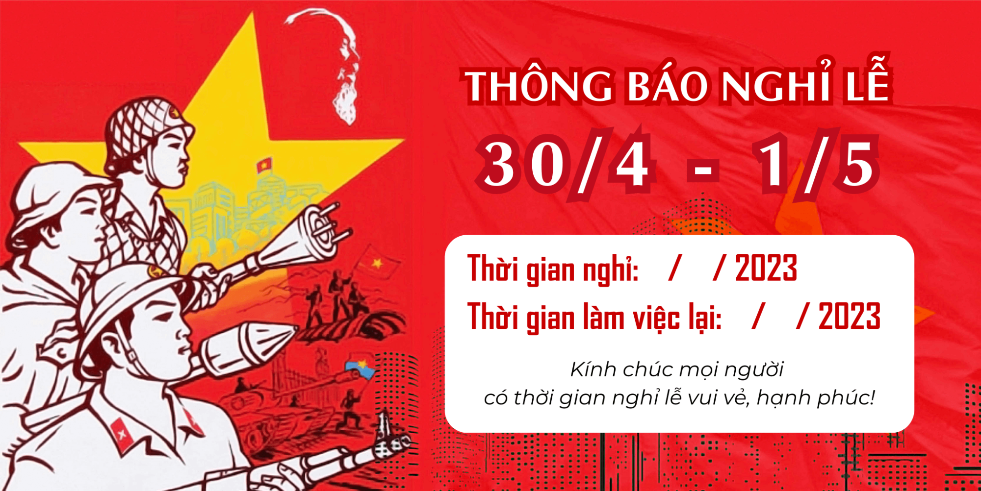 file thiết kế banner nghỉ lễ Giải Phóng Miền Nam 30/04