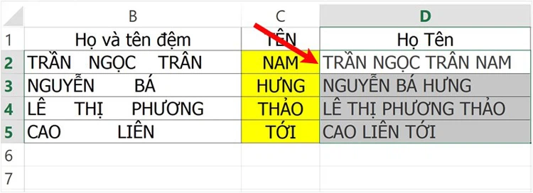 Cách sử dụng hàm TRIM trong Excel cực đơn giản có thể bạn chưa biết - hình 6