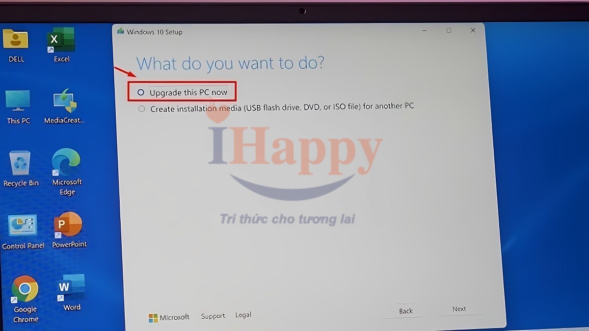 Các hạ Win 11 xuống Win 10 bằng MediaCreationTool bước 3