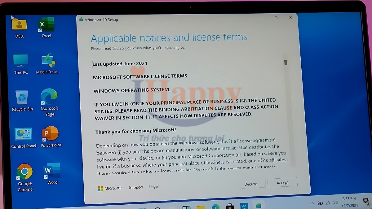 Các hạ Win 11 xuống Win 10 bằng MediaCreationTool bước 4