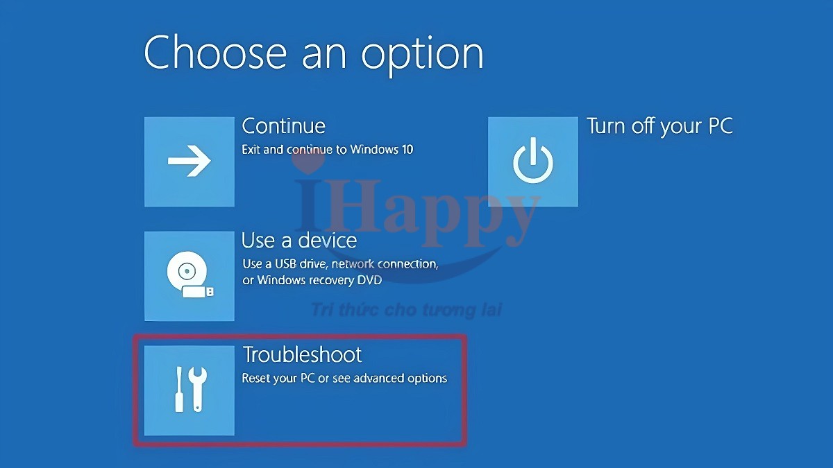 Cách hạ Win 11 xuống Win 10 bằng Windows RE bước 3