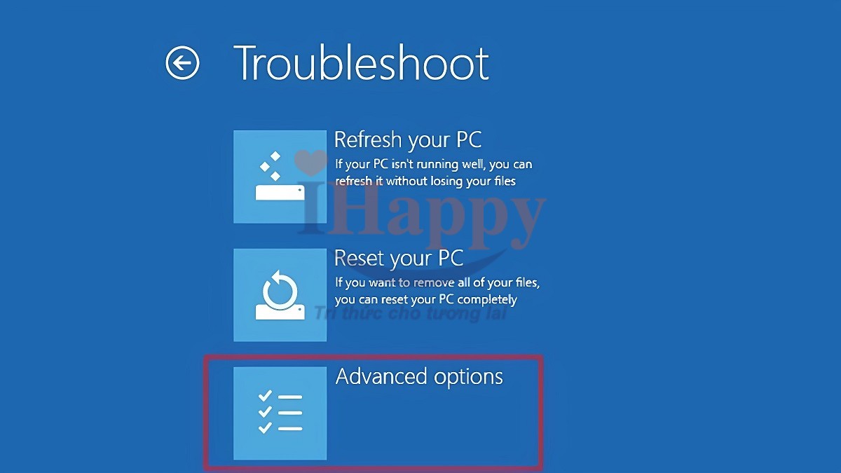 Cách hạ Win 11 xuống Win 10 bằng Windows RE bước 4